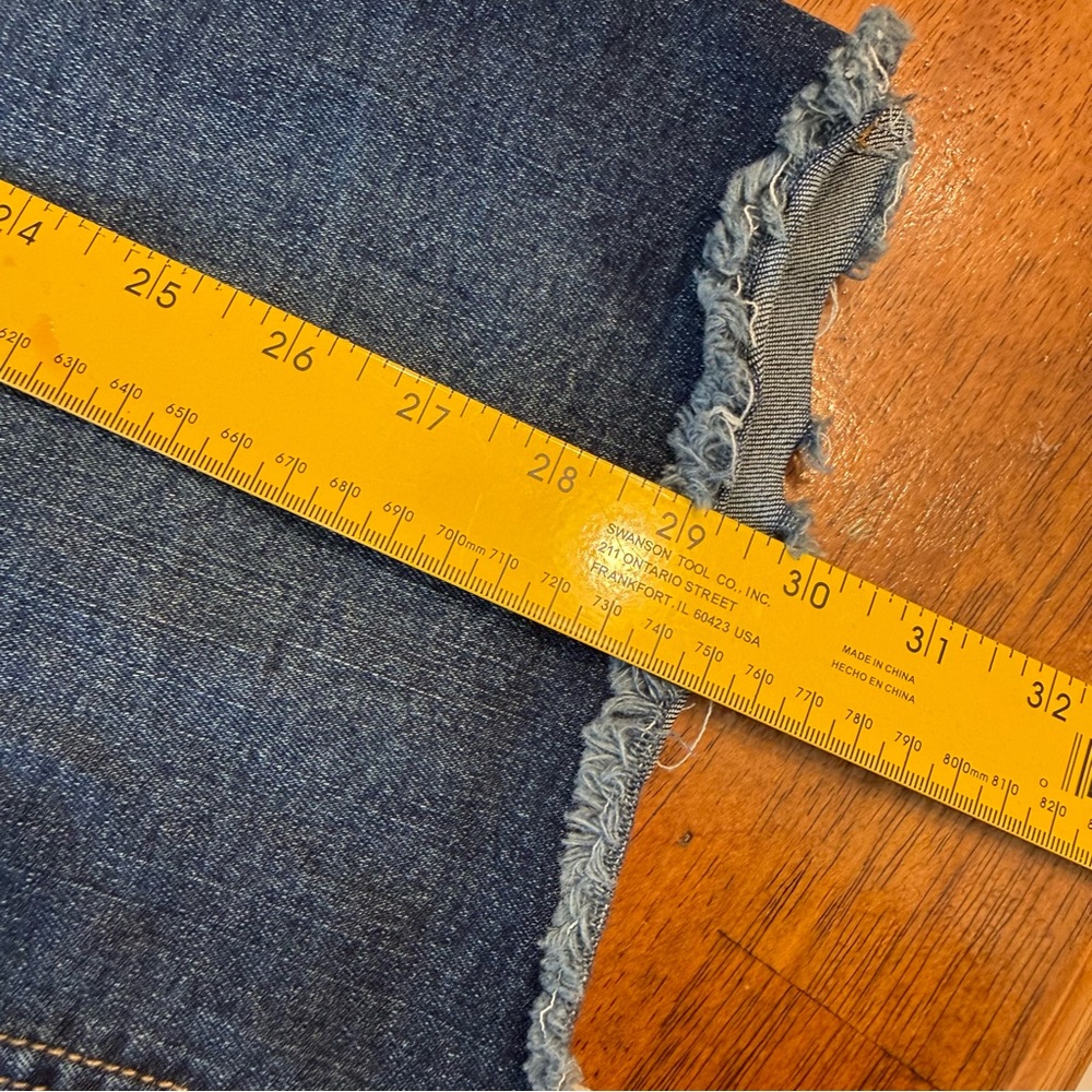 True Religion Dark Blue Denim western belted denim dress mini size small - Picture 6 of 12